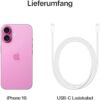 Apple iPhone 16 128 GB: 5G Handy mit Kamerasteuerung, A18 Chip und einem echten Boost für die Batterie. Funktioniert mit AirPods, Rosé - Image 6