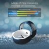 Smart Ring for iOS Android | 2 Health Stones,6 RFID Cards,128G Wireless USB Flash Disk,Digital Business Card,Share Social Media | Ceramic Ring for... - Image 4