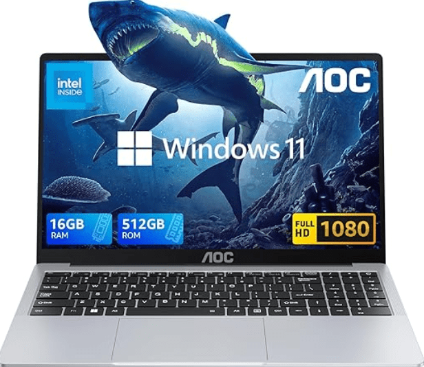 2025 Laptop Computer with Intel Quad-Core